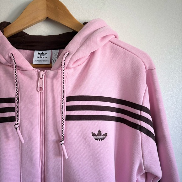 Adidas Pink Zip Up Sweatshirt & Sweatpant Set - Picture 3 of 9